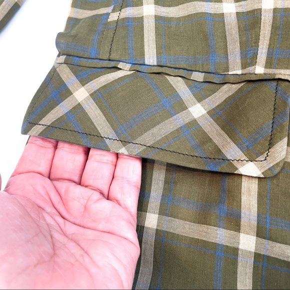 Rag and Bone Sybil Blazer Plaid Green (Size 0) - Picture 11 of 13